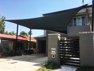 1-x-6-point-shade-sail-in-Woody-Point-Caravan-Cover 1-x-6-point-shade-sail-in-Woody-Point-Caravan-Cover