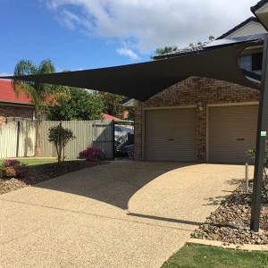 5 point double carport shade installed at Parkinson, Brisbane 5 point double carport shade installed at Parkinson, Brisbane by Superior Shade Sails.