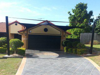 Twin overlapping driveway sails Driveway Shade Sails Brisbane