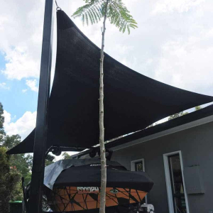 Fig Tree Pocket - Brisbane shade sail – Side of house to protect boat in Extra Block Black Fig Tree pocket – Brisbane shade sail – Side of house to protect boat in Extra Block Black
