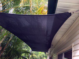 Cool and green in Mount Cootha, Brisbane Cool and green in Mount Cootha, Brisbane - Carport and deck shade sail installation.