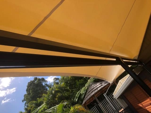 Replacement Shade Sail for Patio-Deck, Cornubia, Brisbane installed by Superior Shade Sails