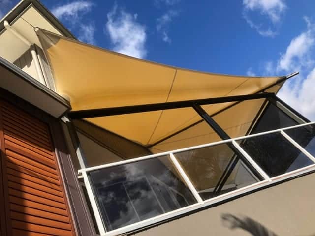 Replacement Shade Sail for Patio-Deck, Cornubia, Brisbane installed by Superior Shade Sails