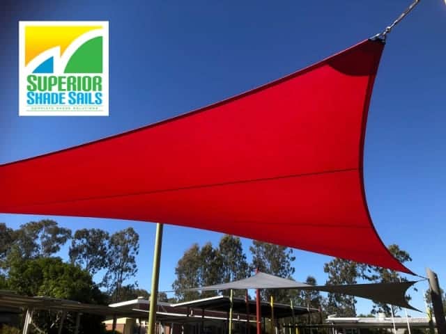 Shade Sail Replacements Brisbane for Flagstone State School in the bus waiting area.
