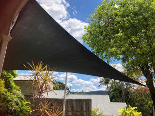 New 5 point shade sail in Chapel Hill New 5 point shade sail in Chapel Hill - Z16 Charcoal