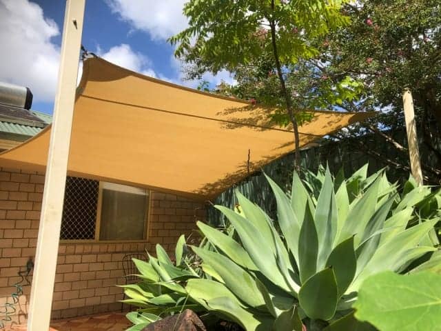 Replacement Patio Shade Sail installed by Superior Shade Sails, Brisbane