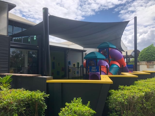 Replacement Shade Sail |The Forest Lake Hotel now has a brand new shade sail for the playground