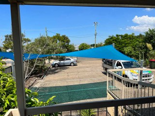 4 point carport commercial shade sail in Acacia Ridge installed by Superior Shade Sails