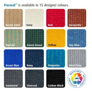 Parasol Commercial Shade Cloth Colours