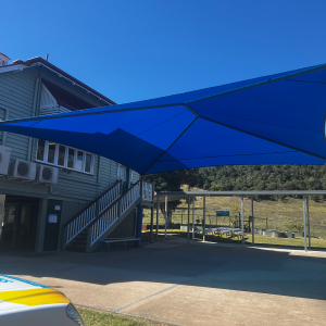 The handball courts at Prenzlau State School