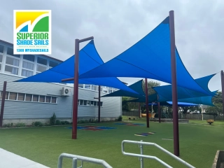 Shade Sails for Schools - The Z-16 shade cloth is a top choice offering UV protection and cooling benefits.