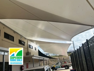 Shade Sails for Schools - The Z-16 shade cloth is a top choice offering exceptional UV protection and cooling benefits.