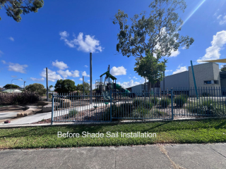 Before Shade Sail installation at St Stephens Primary School.