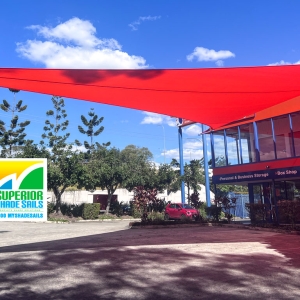 Superior Shade Sails replaced the shade sails at Kennards Hire with bright new ones using Z16 Shade fabric.